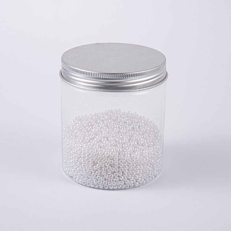 White Pearl Style 3,0 mm haftowe szklane koraliki