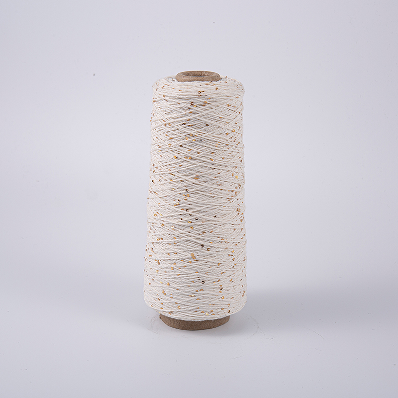 Fantazyjna metalowa przędza blasku z cekinami