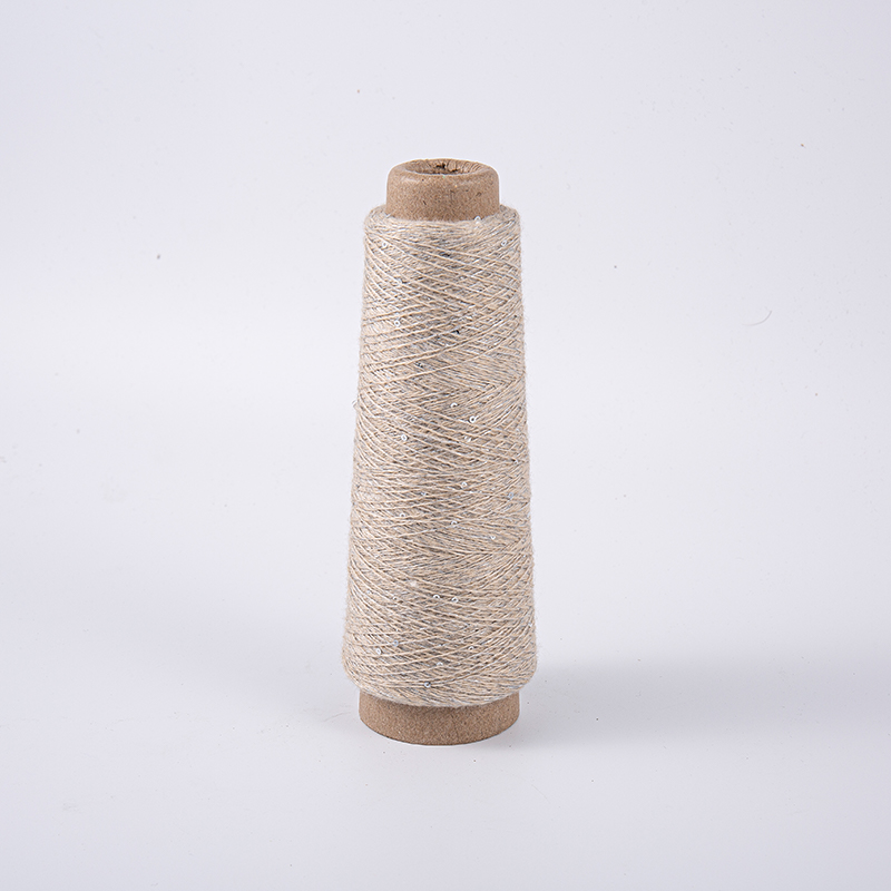 Metalowa mieszana przędza poliestrowa Paillette